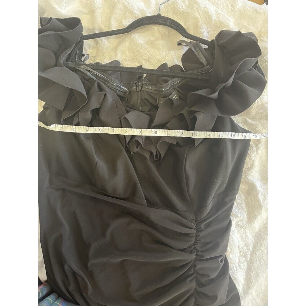 Xscape Black Off-Shoulder Ruffle Maxi Dress - Picture 9 of 9